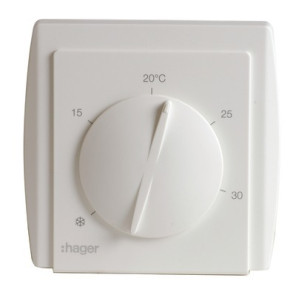 Einfacher Raumthermostat HAGER 54185 mit Membran- HAGER - 54185