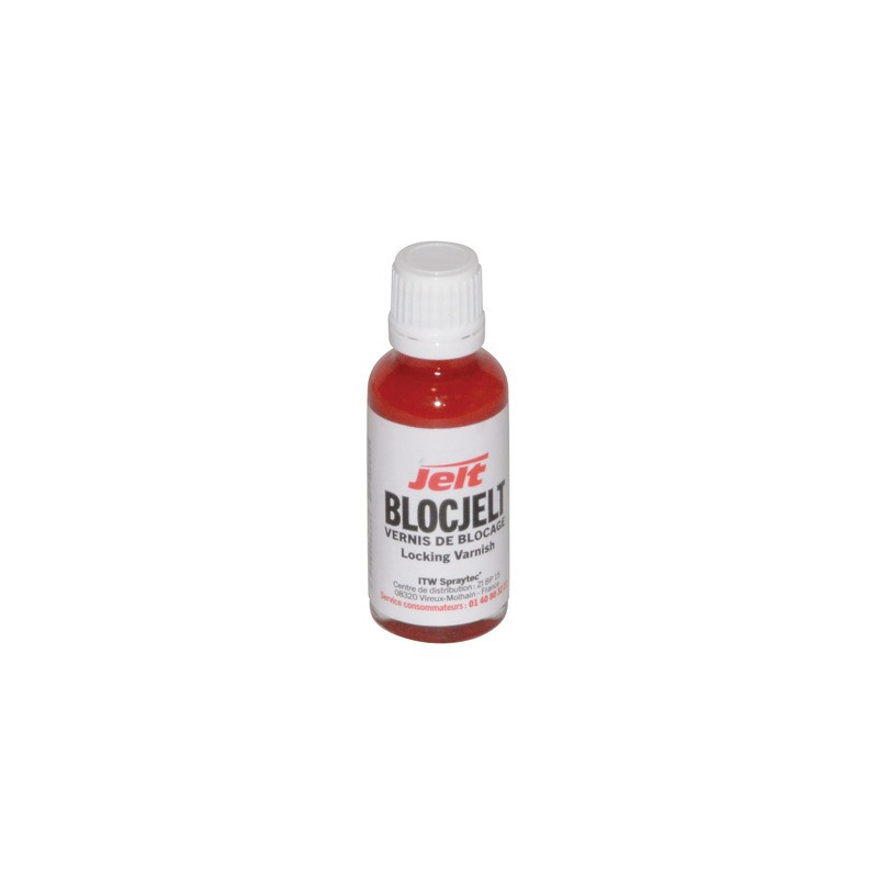 Vernis de blocage "blocjelt 6967" rouge- SOLARONICS - 0042067