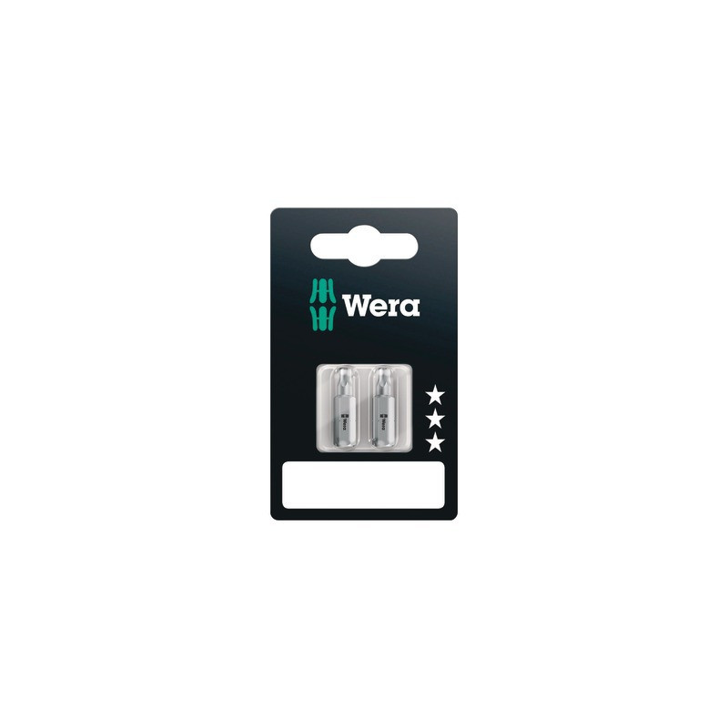 Embouts TORX® SB, TX 25 x 25 mm, 2 pièce- WERA - 05073315001
