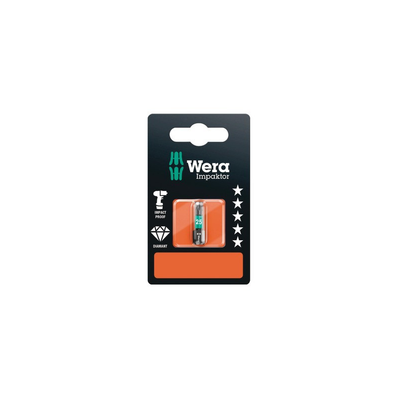 Embouts IMP DC SB Impaktor, TX 25 x 25 m- WERA - 05073925001