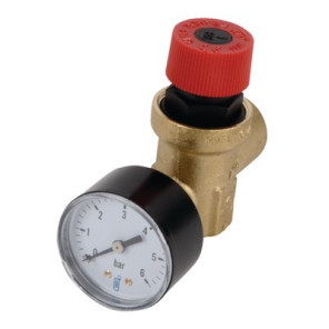 Sicherheitsventil mit Manometer- DIFF - 100016