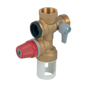 Groupe de sécurité droit laiton - 38mm MF3/4"- DIFF - 100091