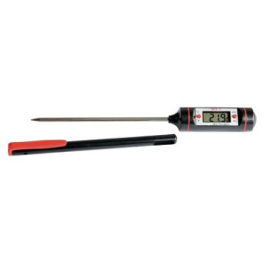 Elektrisches tragbares Thermometer Mit Spitze aus rostfreiem Stahl von -50 bis 300°C- DIFF - 100165