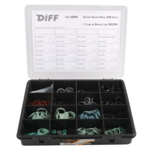 Koffer mit 285 Dichtungen- DIFF pour Saunier Duval - COFFRET 258 JOINTS