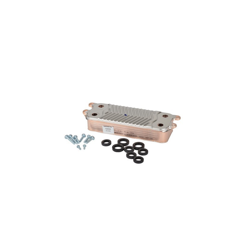 Échangeur sanitaire 14 plaques- DIFF pour Saunier Duval - 0020186153