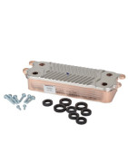Échangeur sanitaire 14 plaques- DIFF pour Saunier Duval - 0020186153 Échangeur sanitaire 14 plaques- DIFF pour Saunier Duval - 0020186153