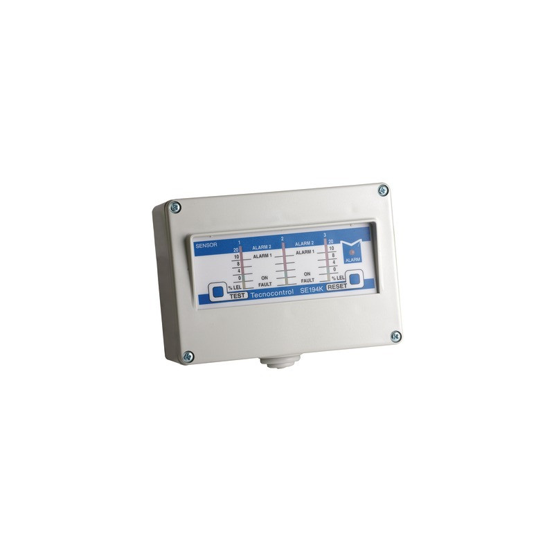 Gasmelder Zentrale 3-Wege Typ SE 194K- TECNOCONTROL - SE194K