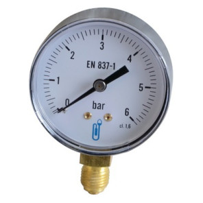 Druckmesser 0/6 bar Durchmesser 63mm- DIFF - 109463