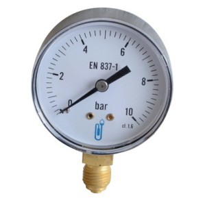Manometer 0-10 bar, 1/4" AG- DIFF - 109464