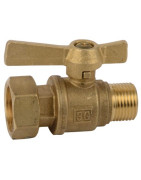 Robinet d'arrêt compteur droit MF 3/4"- DIFF - 110158