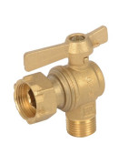 Robinet arrêt compteur équerre MF- DIFF - 110164