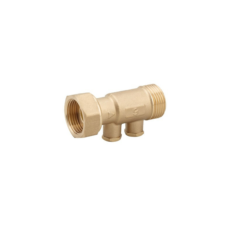 Clapet droit FT3/4"xM3/4" avec bouchon laiton court- DIFF - 110297