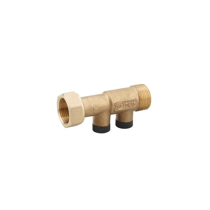 Clapet droit FT3/4"xM3/4" avec bouchon plastique long- DIFF - 110299