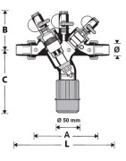 Disconnecteur hydraulique contrôlable 3/4", EN12729- RESIDEO - BA295S-3/4A