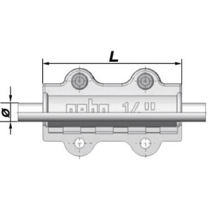 Collier réparation pour acier long DSL 48.3 (1"1/2)- GEBO - 01.252.28.05