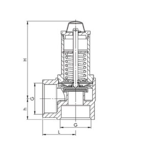 Soupape chauffage 4b molette FF3/4"- GOETZE - 651MHIK-20-F/F-2 4B