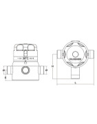 Mitigeur thermostatique collectif de bouclage SE M1"1/4- DIFF - 111322 Mitigeur thermostatique collectif de bouclage SE M1"1/4- DIFF - 111322