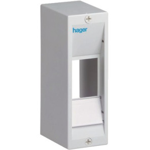 Coffret cache-borne 6 modules- HAGER - GD106A