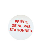 Étiquette rigide prière de ne pas statio- DIFF - 111796