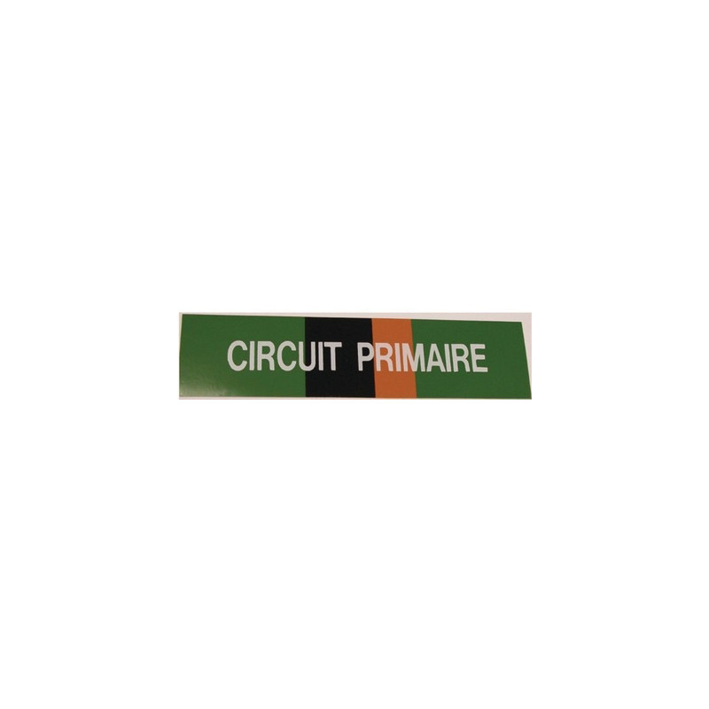 Étiquette souple adhésive circuit primai- DIFF - 111808  - (X10)