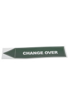 Étiquette souple adhésive Change Over- DIFF - 111812  - (X10)