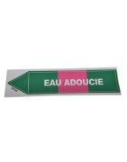 Étiquette souple adhésive eau adoucie- DIFF - 111814  - (X10)
