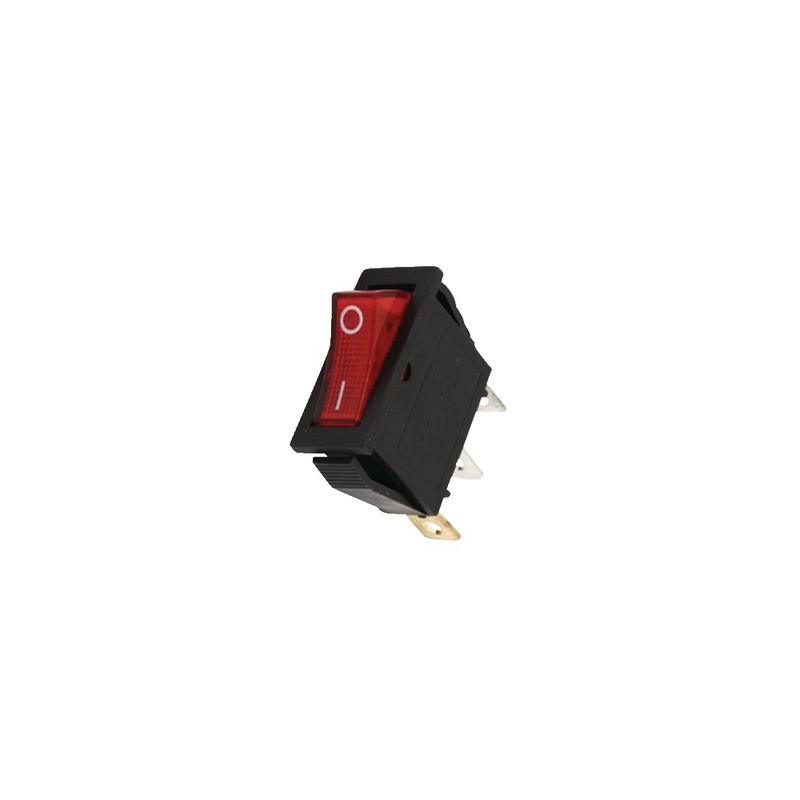 Interrupteur lumineux rouge 0/1 15A 3XFA- DIFF - 150642