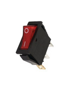 Interrupteur lumineux rouge 0/1 15A 3XFA- DIFF - 150642 Interrupteur lumineux rouge 0/1 15A 3XFA- DIFF - 150642