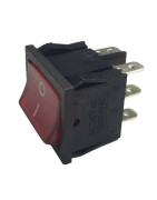 Interrupteur lumineux rouge 0/1 6A 6XFAS- DIFF - 150645 Interrupteur lumineux rouge 0/1 6A 6XFAS- DIFF - 150645