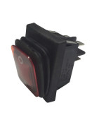 Interrupteur lumineux rouge étanche 0/1- DIFF - 150647 Interrupteur lumineux rouge étanche 0/1- DIFF - 150647