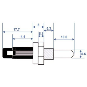 Thermistor- DIFF pour Chaffoteaux - 60084021