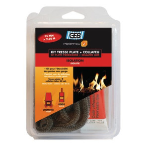 Kit tresse plate en fibre de verre L10mmx2,5m et COLLAFEU- GEB - 821593