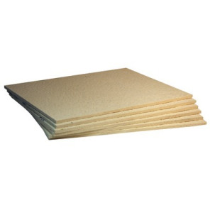 Feuerfester Stoff Platte 607 (0,5m x 0,4m x 13mm)- DIFF - 207211  - (X6)