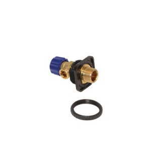 Alimentation avec robinet équerre intégr- GEBERIT - 240.269.00.1