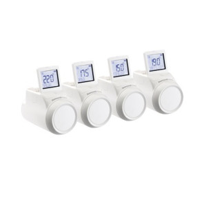Honeywell Home pack de 4 têtes programmables sans fil hr92- HONEYWELL HOME - HR924WE