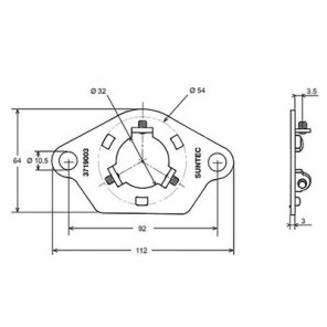 Pumpenzubehör SUNTEC Passbuchse- SUNTEC - 3719003