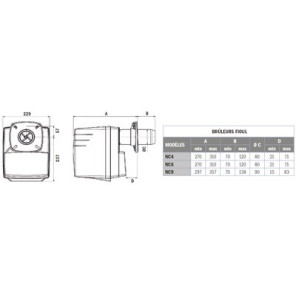 Brenner NC6 H101A, 40?55 kW- CUENOD - 3832024