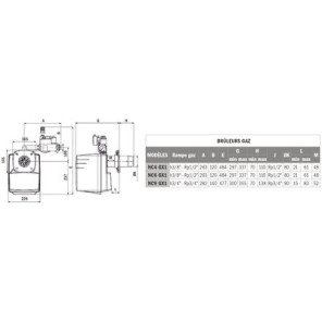 Gasbrenner CB-NC6 GXE- CUENOD - 3836559