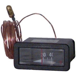 Thermomètre rectangulaire 20°C à 120°C- DIFF pour De Dietrich Chappée - S17007061