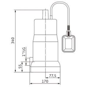 Pompe Initial DRAIN 10-7- WILO - 4168021