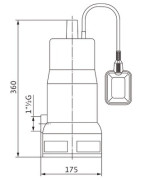 Pompe Initial WASTE 14-9- WILO - 4168022 Pompe Initial WASTE 14-9- WILO - 4168022