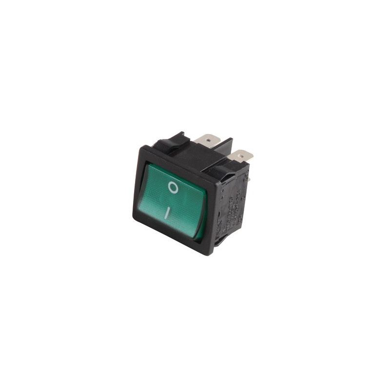 Interrupteur bipolaire lumineux vert- DIFF pour De Dietrich Chappée - 95325027
