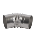 Rauchabzug Alu 45° Winkel Durchmesser 111mm- ISOTIP JONCOUX - 012411