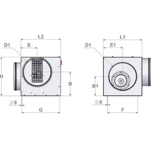 Caisson ECONIZER 600- CALADAIR - CEC025691