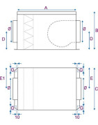 Caisson MINIBLUE 125- CALADAIR - CET018076