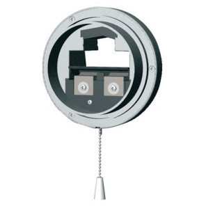 Zubehör mechanische Belüftung Durchlass THERMOGAZ 45/120 m3/h CC 125/125- ANJOS - 2713