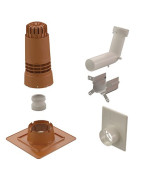 RENOLUX Set C für Abgassysteme (Brennwert), Ø 60, ockerfarben- UBBINK - 184425
