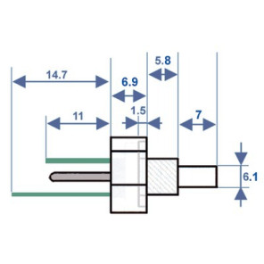 Regelfühler- DIFF pour Chaffoteaux - 998458-01