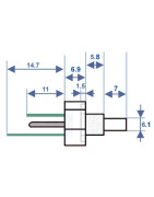 Regelfühler- DIFF pour Chaffoteaux - 998458-01 Regelfühler- DIFF pour Chaffoteaux - 998458-01