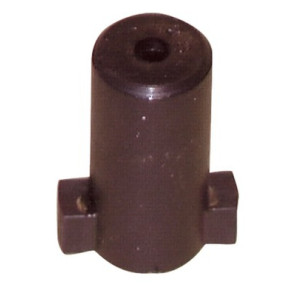 Details der direkten Kupplungen - Nasenträger - Kupplungsherz Länge 30 schwarz- DIFF - 601028  - (X6)